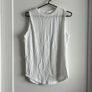 Lululemon running top sleeveless white lightweight